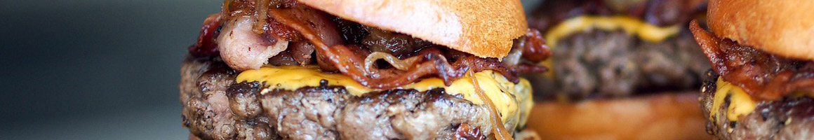 Eating Burger Deli at Falls Market Restaurant & Inn restaurant in Ohiopyle, PA.